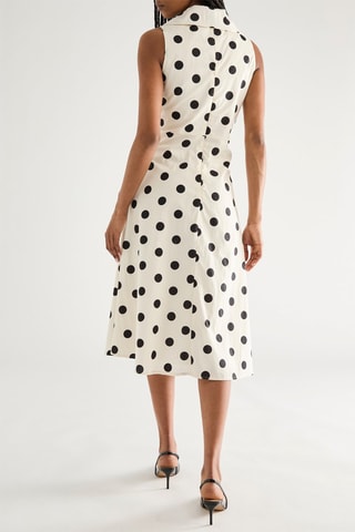 Robe midi - Blanc