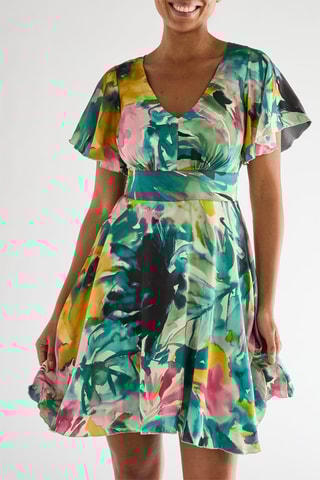 Robe patineuse - Multicolore