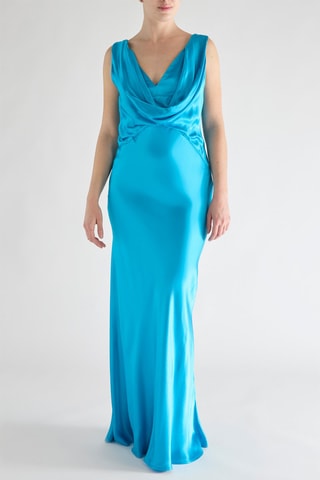 Robe longue - Turquoise