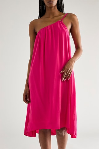 Robe asymétrique - Fuchsia