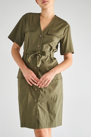 Robe chemise - Vert
