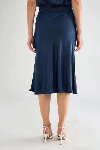 Jupe midi - Bleu marine