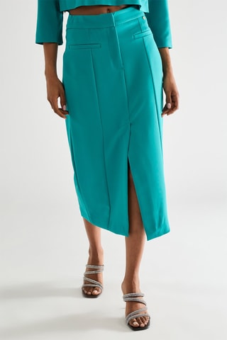 Jupe droite - Turquoise