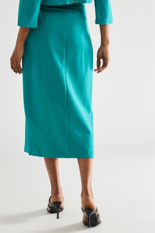 Jupe droite - Turquoise