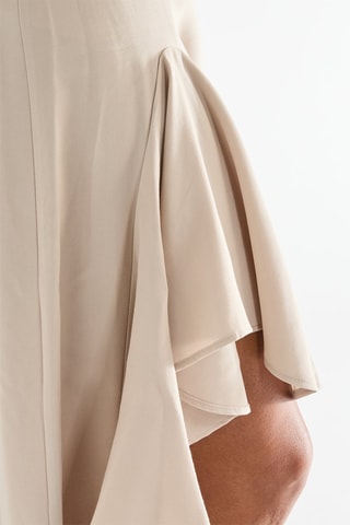 Jupe midi - Beige