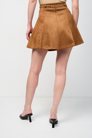 Jupe patineuse - Camel