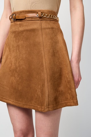 Jupe patineuse - Camel