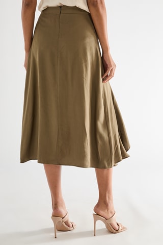 Jupe midi - Vert