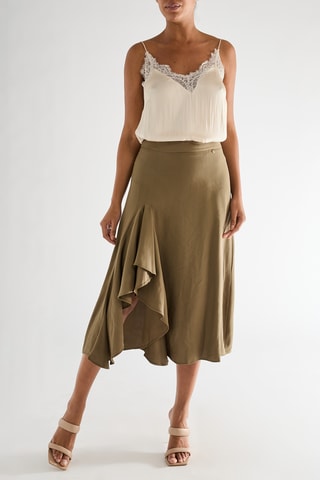 Jupe midi - Vert