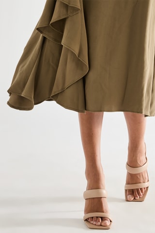 Jupe midi - Vert
