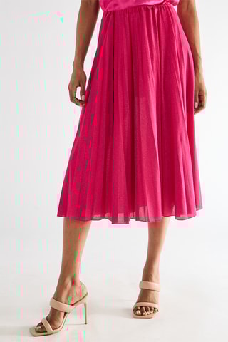 Jupe plissée - Fuchsia