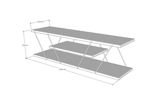 Meuble TV - 120 x 30 x 33 cm