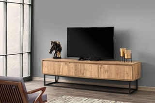 Meuble TV 3 tiroirs - 180 x 50 x 40 cm