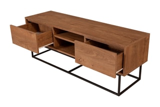 Meuble TV 2 tiroirs - 140 x 50 x 40 cm