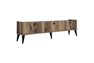 Meuble TV 3 abattants - 180 x 49 x 35 cm