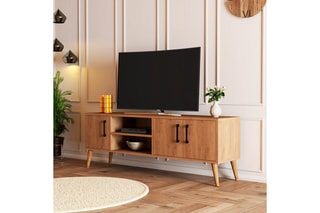 Meuble TV 3 portes - 150 x 52 x 34 cm