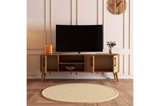 Meuble TV 3 portes - 150 x 52 x 34 cm