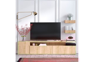 Meuble TV 3 tiroirs Alika - 180 x 45 x 35 cm
