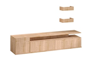 Meuble TV 3 tiroirs Alika - 180 x 45 x 35 cm