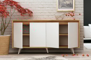 Buffet 4 portes - 140 x 86 x 40 cm
