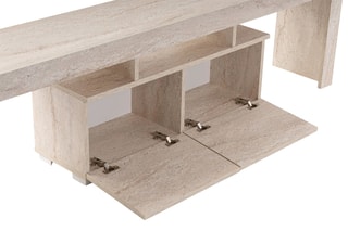Meuble TV 2 abattants Enclave - 180 x 50 x 31,3 cm