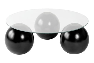 Table basse en verre Miro - 85 x 30 x 85 cm