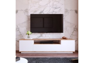Meuble TV 3 tiroirs - 180 x 44,6 x 44,5 cm