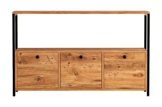 Buffet 3 abattants Nero  - 120 x 75 x 30 cm
