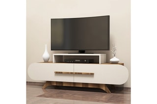 Meuble TV 2 abattants  - 145 x 50 x 37 cm