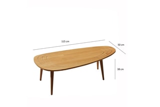 Table basse en bois de pin Sweet   - Pin - 115 x 50 x 38 cm