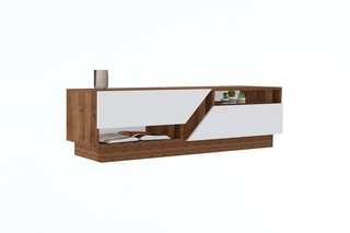 Meuble TV 2 abattants  - 160 x 45 x 40 cm