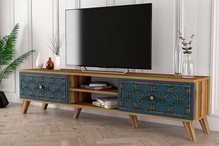 Meuble TV 2 abattants Class - 180 x 35 x 44 cm
