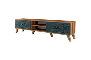 Meuble TV 2 abattants Class - 180 x 35 x 44 cm
