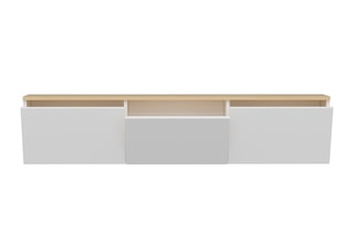 Meuble TV 3 abattants  - 160 x 32 x 35 cm