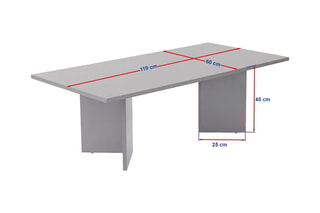 Table basse Sabin - 119 x 40 x 60 cm
