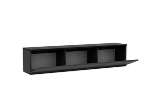 Meuble TV 3 abattants Neon Illuminated - 160 x 35 x 32 cm