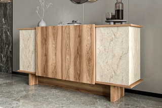 Buffet 4 portes Diana - 180 x 81 x 40 cm