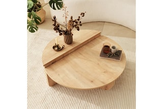 Table basse - Structure en bois - 90 x 60 x 30 cm - 85 x 35 x 30 cm