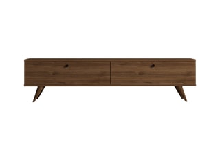 Meuble TV 2 abattants Paris - 160 x 40 x 25 cm