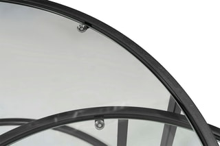 2 tables basses gigognes Tokyo  - Plateaux en verre - 60 x 37 x 60 / 80 x 43 x 80 cm