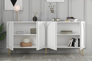 Buffet 4 portes Lyon 80 - 180 x 80 x 35 cm