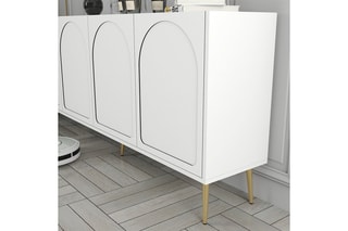 Buffet 4 portes Lyon 80 - 180 x 80 x 35 cm