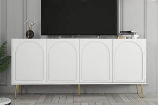 Buffet 4 portes Lyon 80 - 180 x 80 x 35 cm