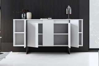 Buffet 4 portes - 160 x 35 x 80 cm