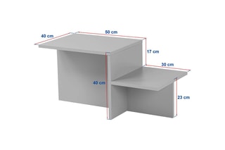 Table basse Harmony - 80 x 40 x 40 cm