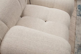 Fauteuil Bubble - Crème - Revêtement en tissu