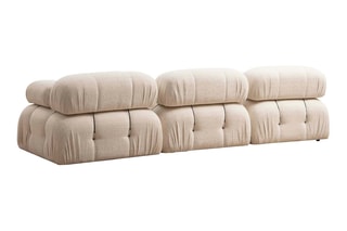 Fauteuil Bubble - Crème - Revêtement en tissu