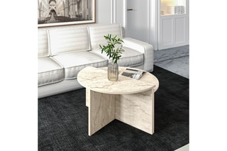 2 tables basses Dolunay - 70 x 51,8 x 38 / 70 x 47,5 x 35 cm