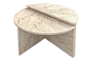 2 tables basses Dolunay - 70 x 51,8 x 38 / 70 x 47,5 x 35 cm