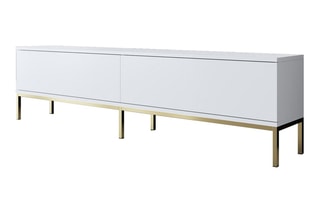 Meuble TV 2 abattants - 180 x 47 x 30 cm